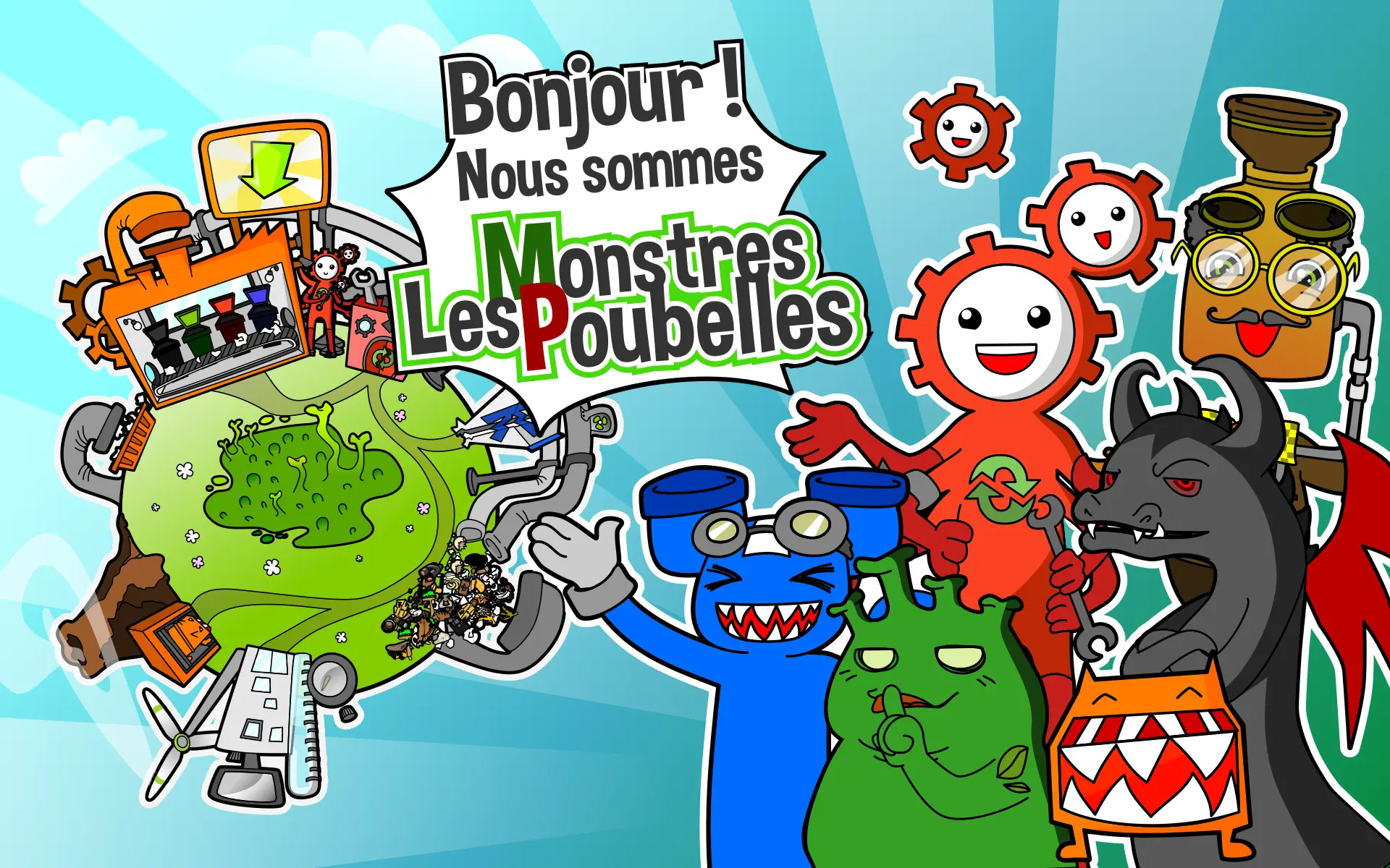 Visuel principal des Monstres Poubelles